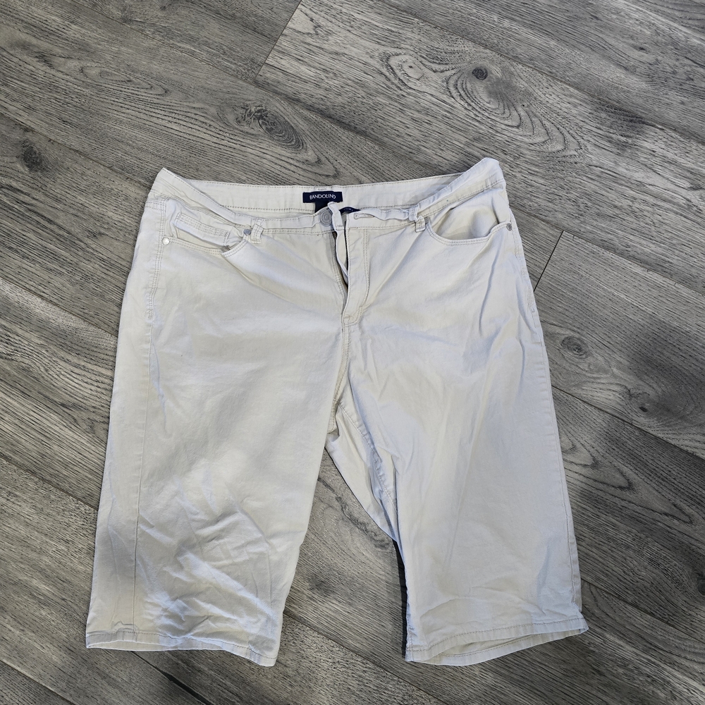 Dockers Men's Cream Flat Front Shorts